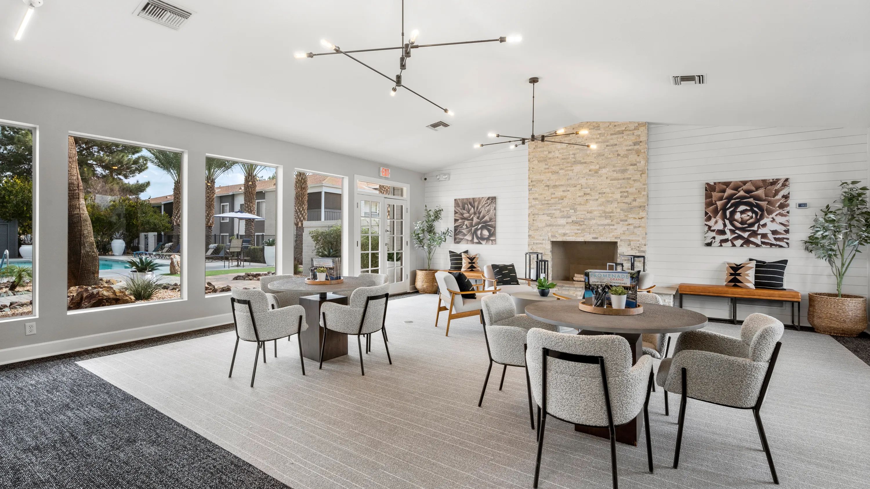 Discover joy with enchanting pool vistas in our sophisticated community haven—a sanctuary for connection with our outstanding staff and neighbors, providing solace from the Arizona sun. 