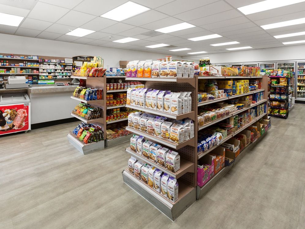 On-site convenience store and deli