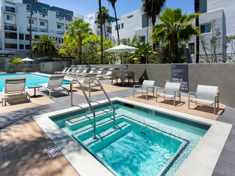 Swimming pool and spa