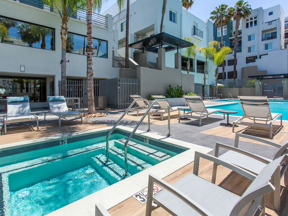 Spa and swimming pool