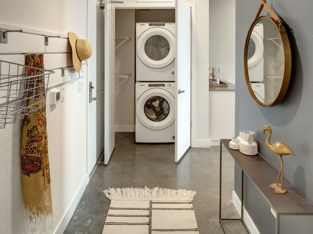 In-unit washer and dryer