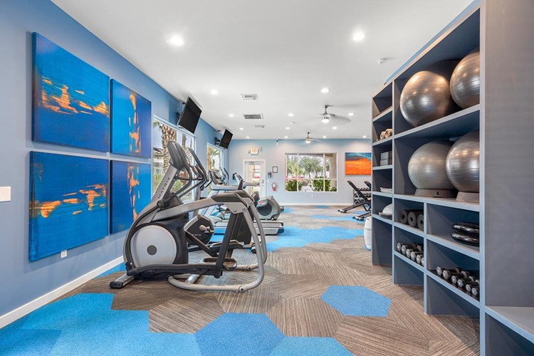Our fitness center is open 24-hour a day, so get in your workout at a time that's convenient for you!
