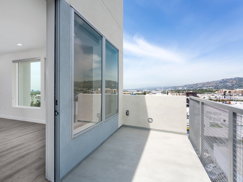 Balconies with panoramic views