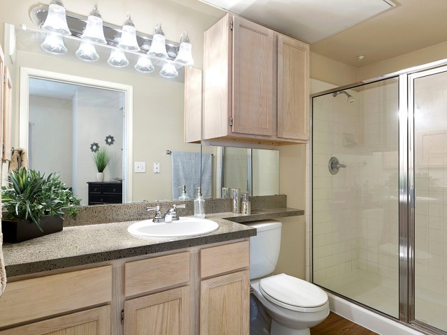 Select homes with Stand-Up Showers in Master