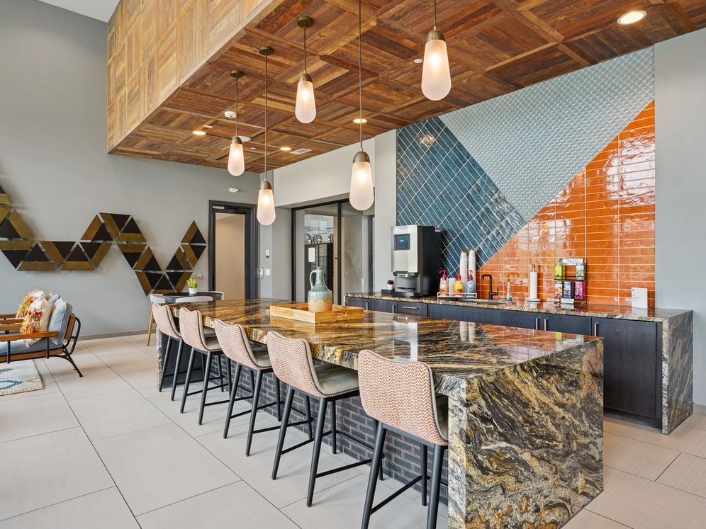 Resident lounge with kitchenette