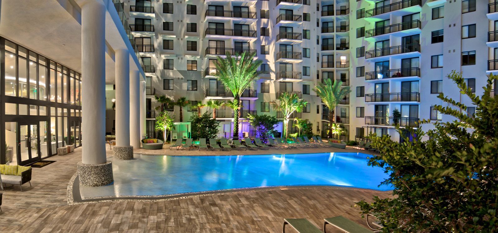 Saltwater Zero Edge Beach Entry Pool