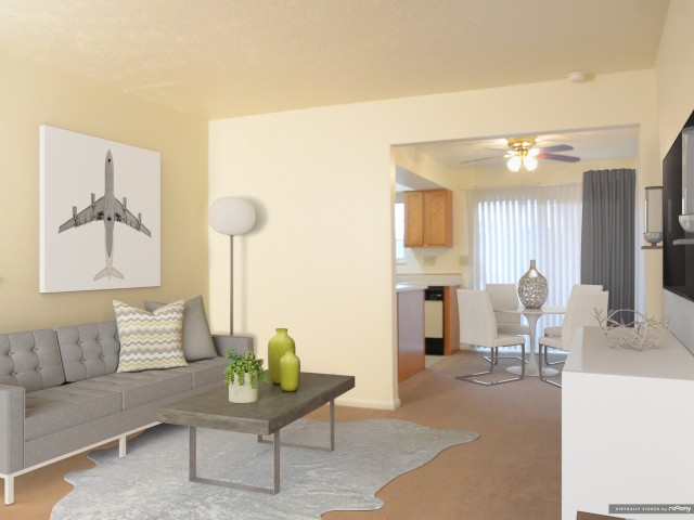 Living Room & Dining Room