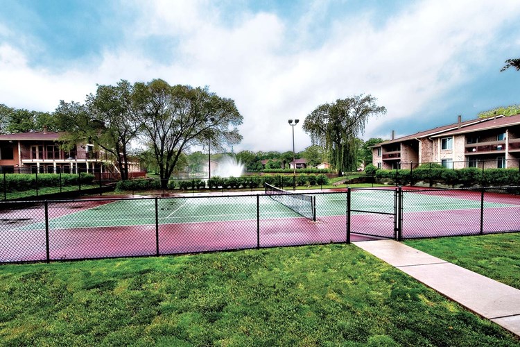 On-site tennis court