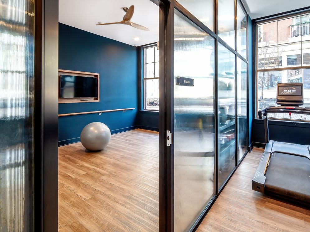 State-of-the-art fitness center with exercise studio