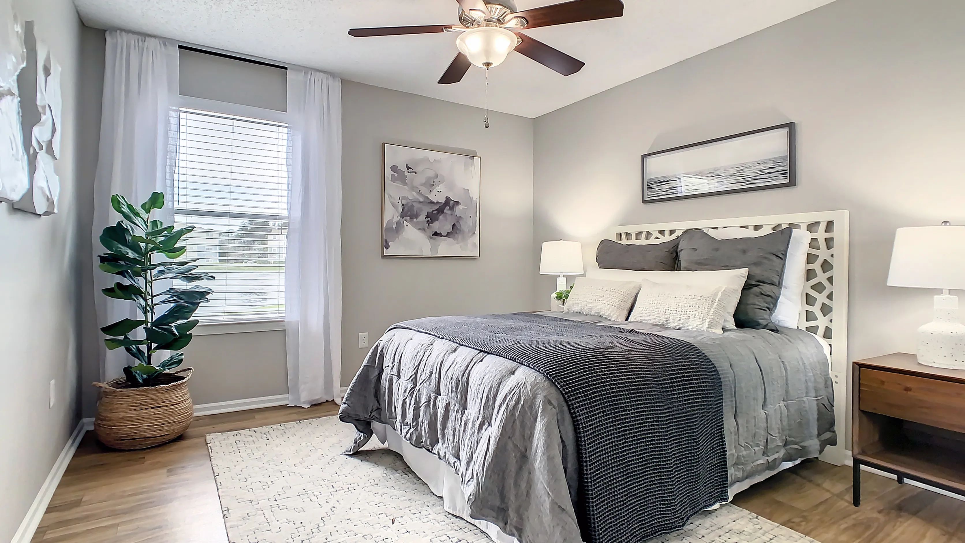 Our large secondary bedrooms are big enough to accommodate any size bed!