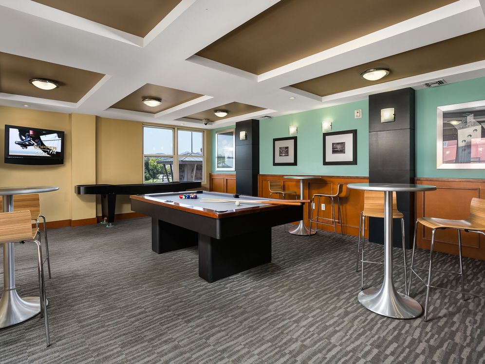 Club Room with Billiards