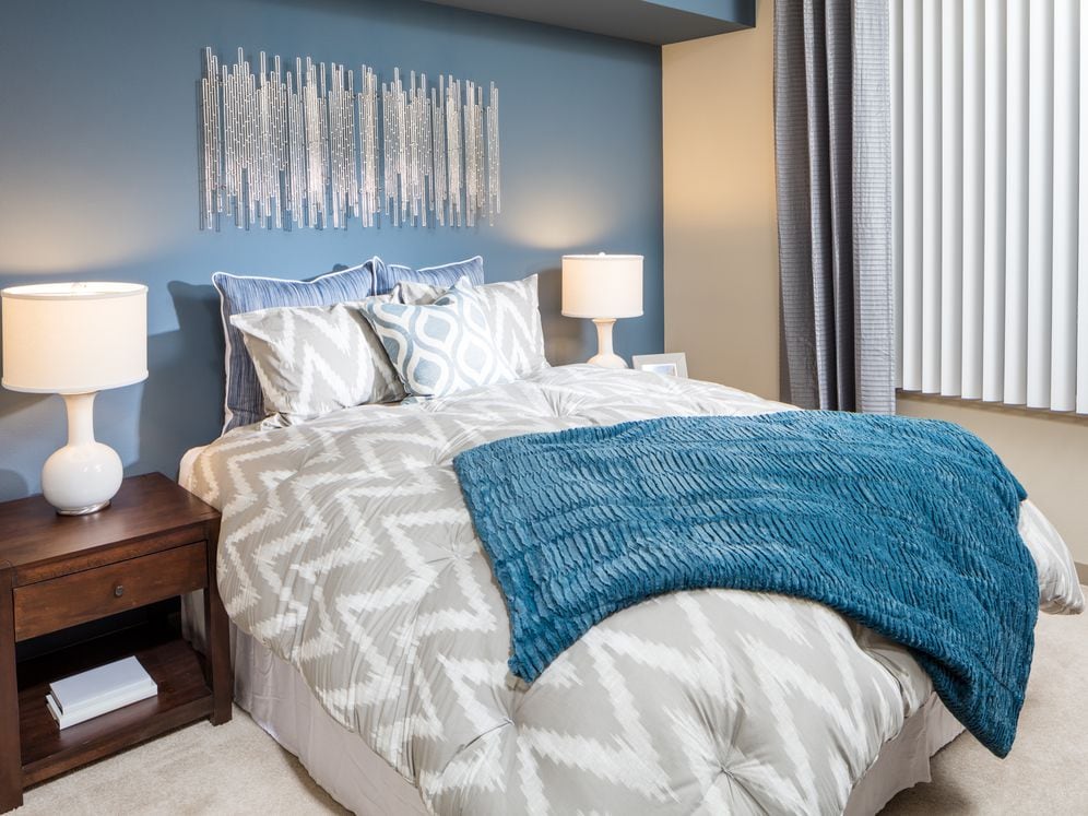 Phase II One Bedroom Espresso Finish Master Bedroom