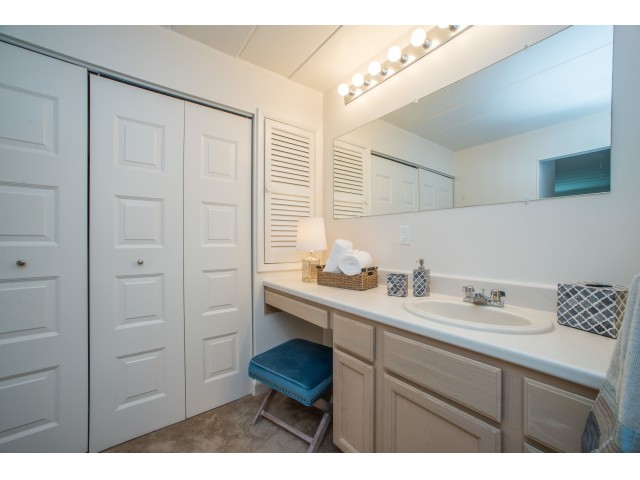 Spacious Vanity Area