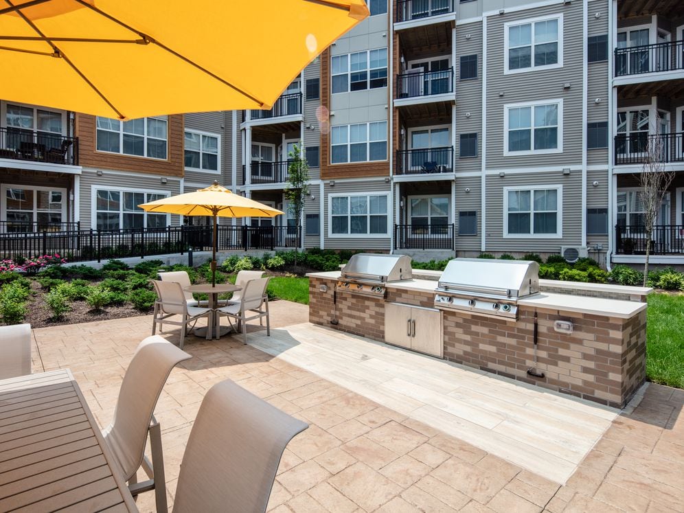 Outdoor lounge and courtyard