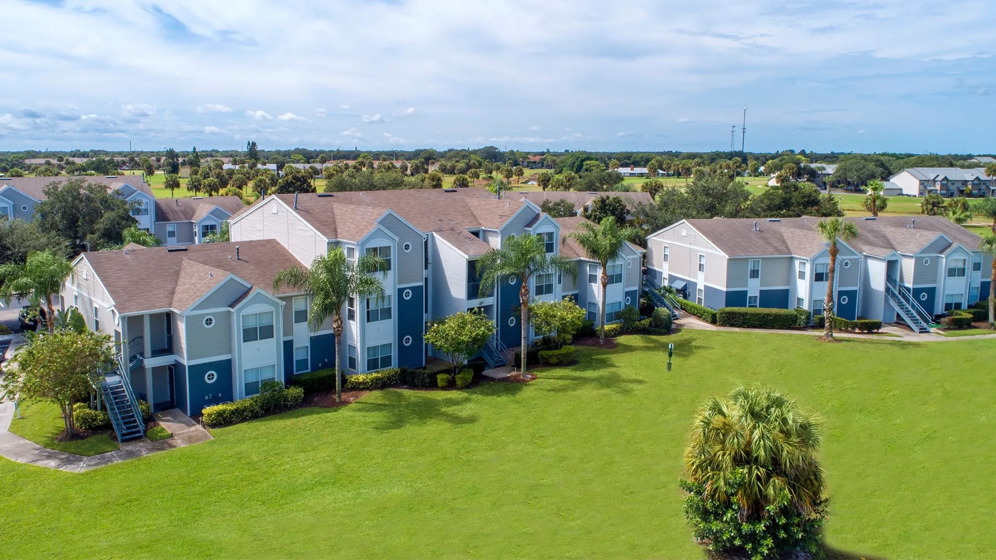 Enjoy golf course views from select apartment homes!