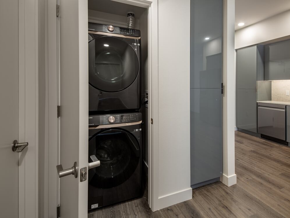 Upgrade Package in-home washer and dryer