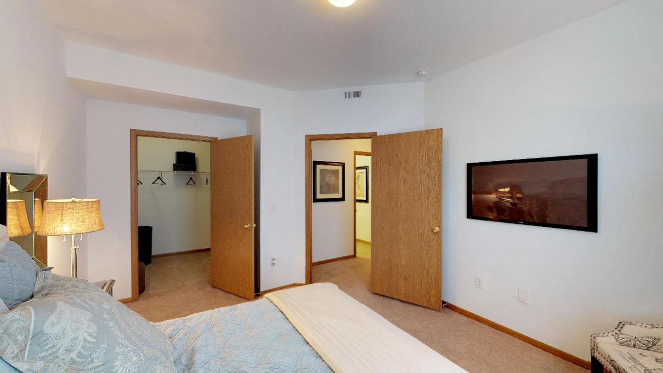 2 Bedroom 1 Bathroom Model Master Bedroom