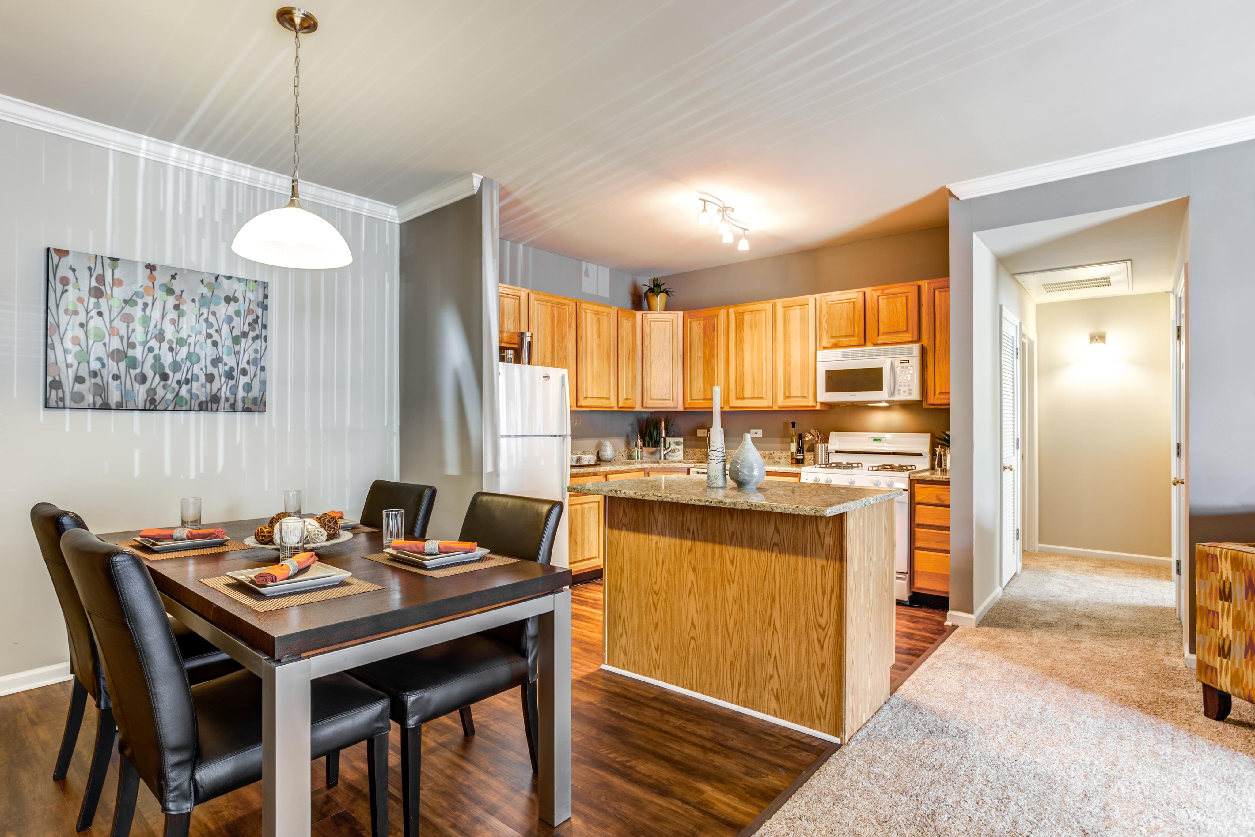 Kitchen Islands in Select Homes