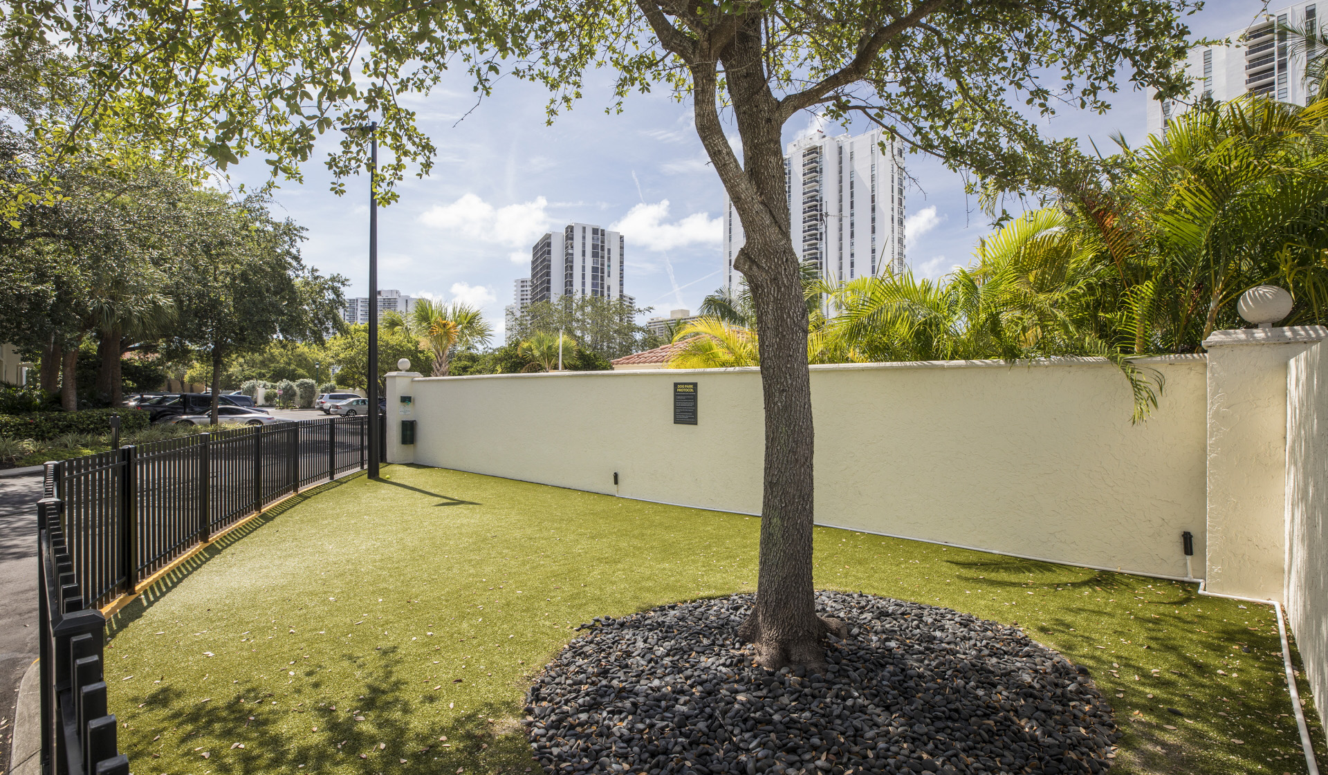 Fenced-in dog park for your furry friends