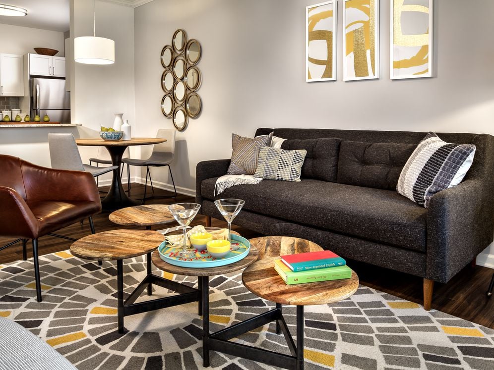 River Mews Building Renovated Living-Dining