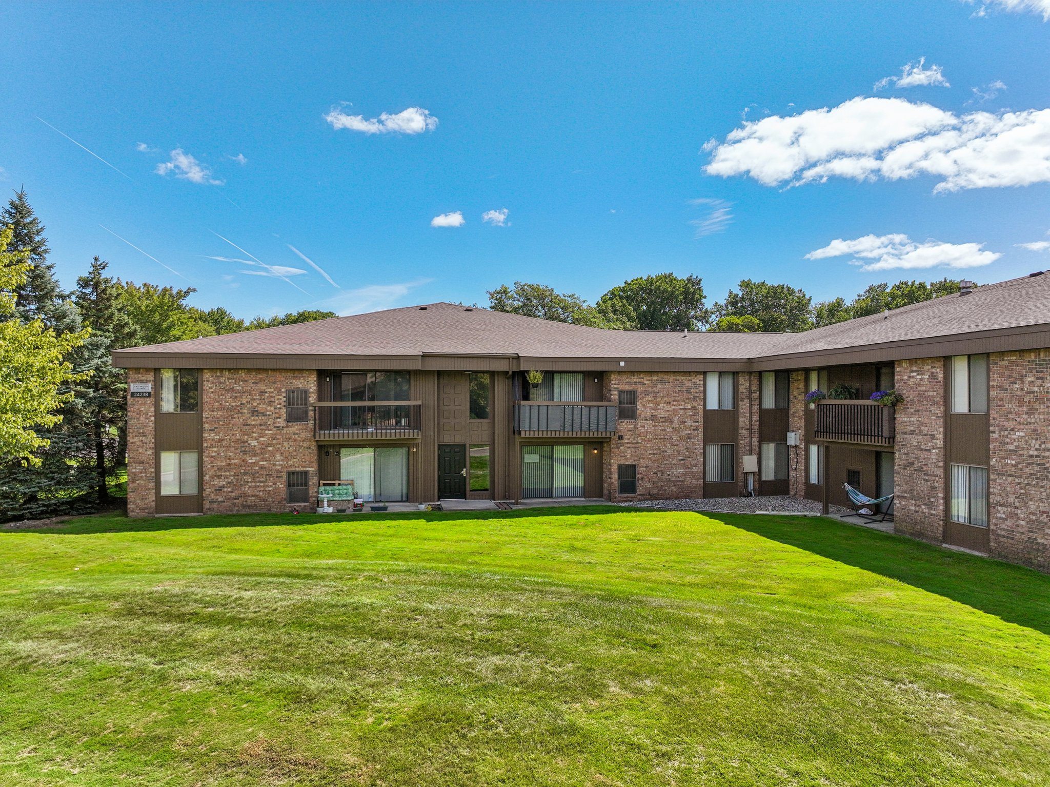 Green Space at Eastwood Village Apartments in Clinton Township