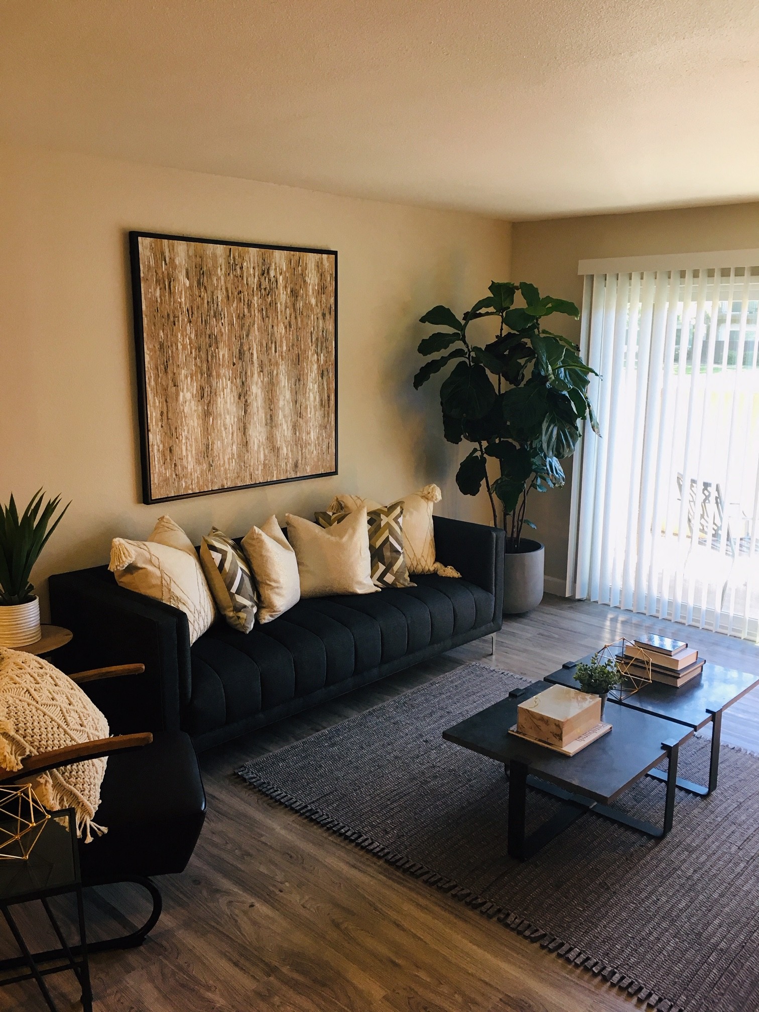 98Hundred Apartments Model Living Room