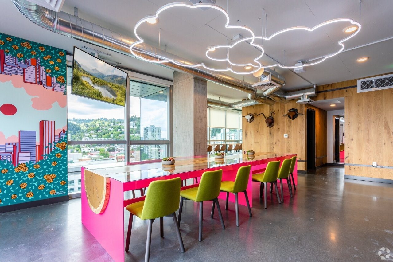 Flexible community spaces designed for studying or working from anywhere