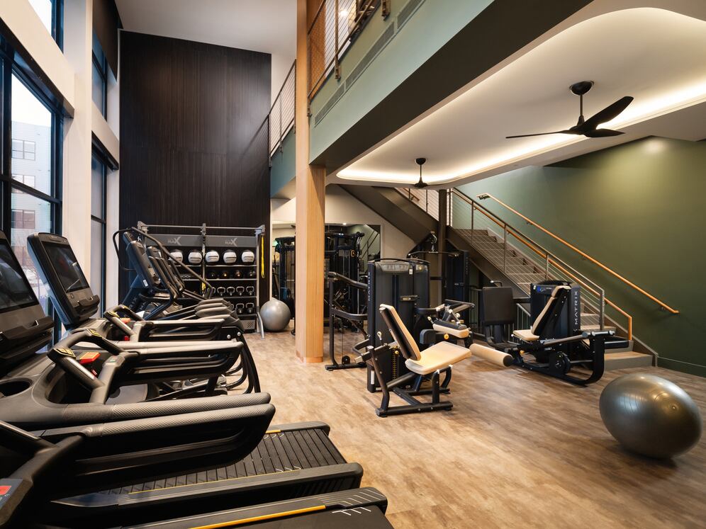 State-of-the-art fitness center