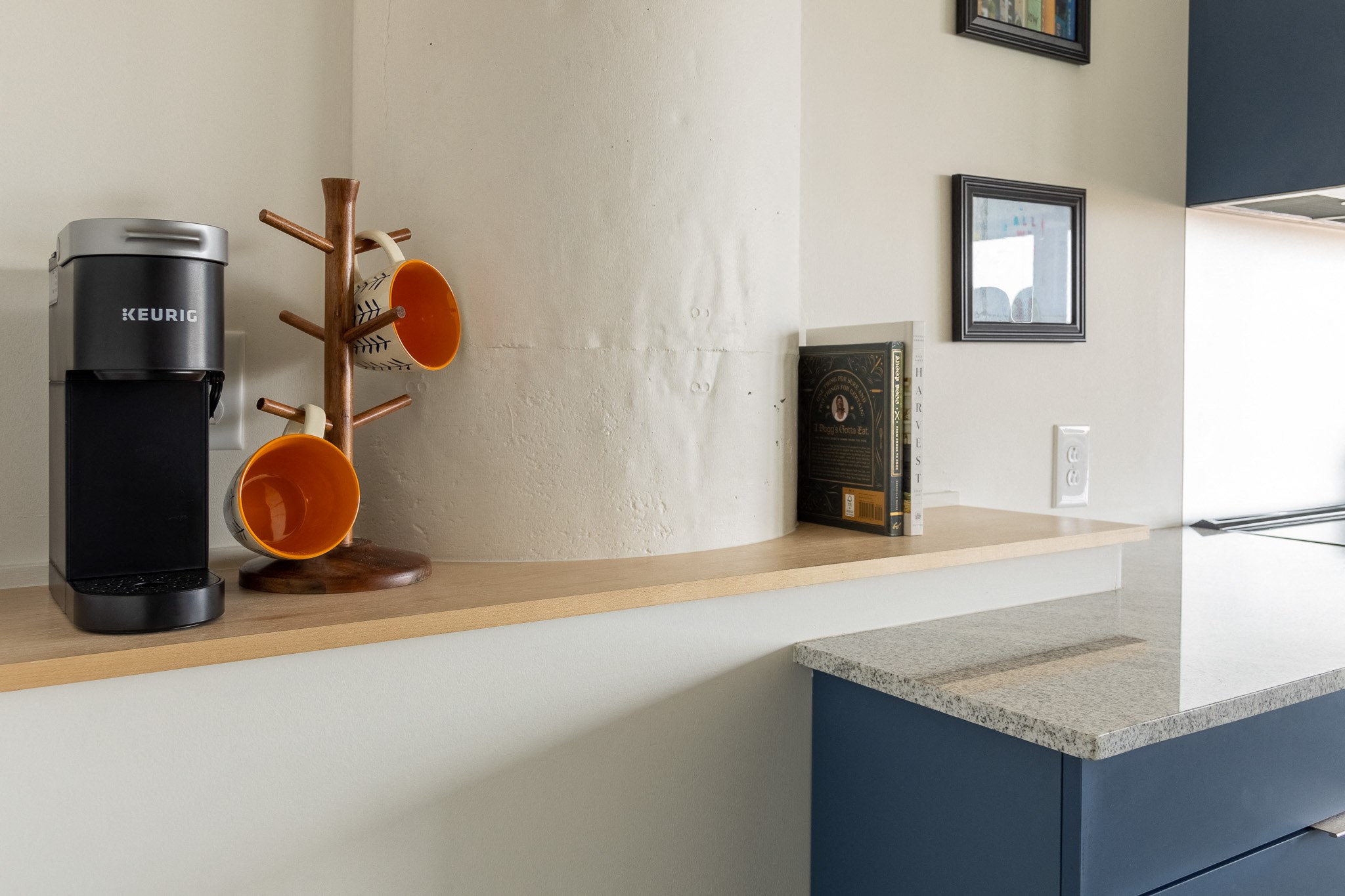 Kitchen with custom cabinetry