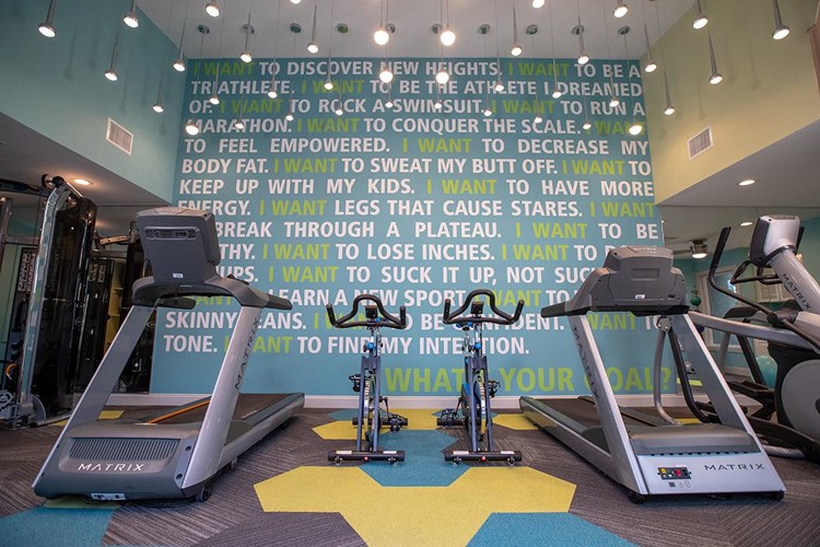 Our fitness center is complete with all the cardio and weight training equipment you need.