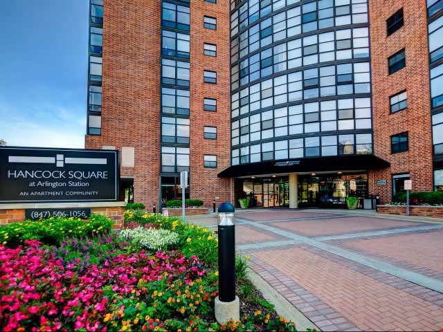 Entrance to 200 N. Arlington Heights Road