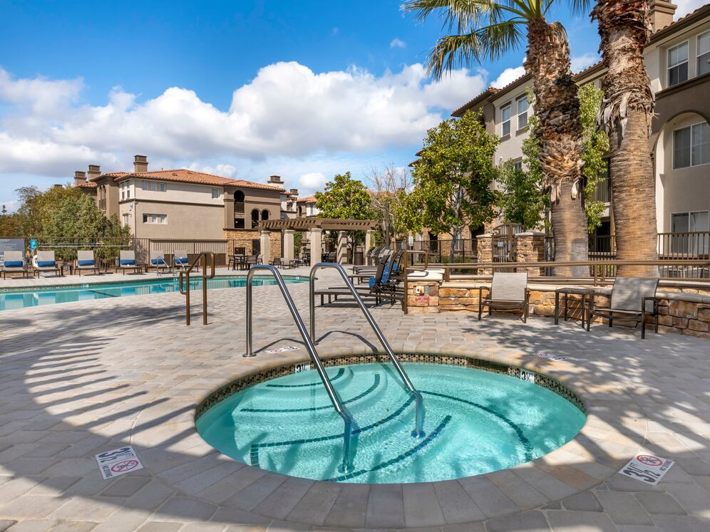 Spa and swimming pool