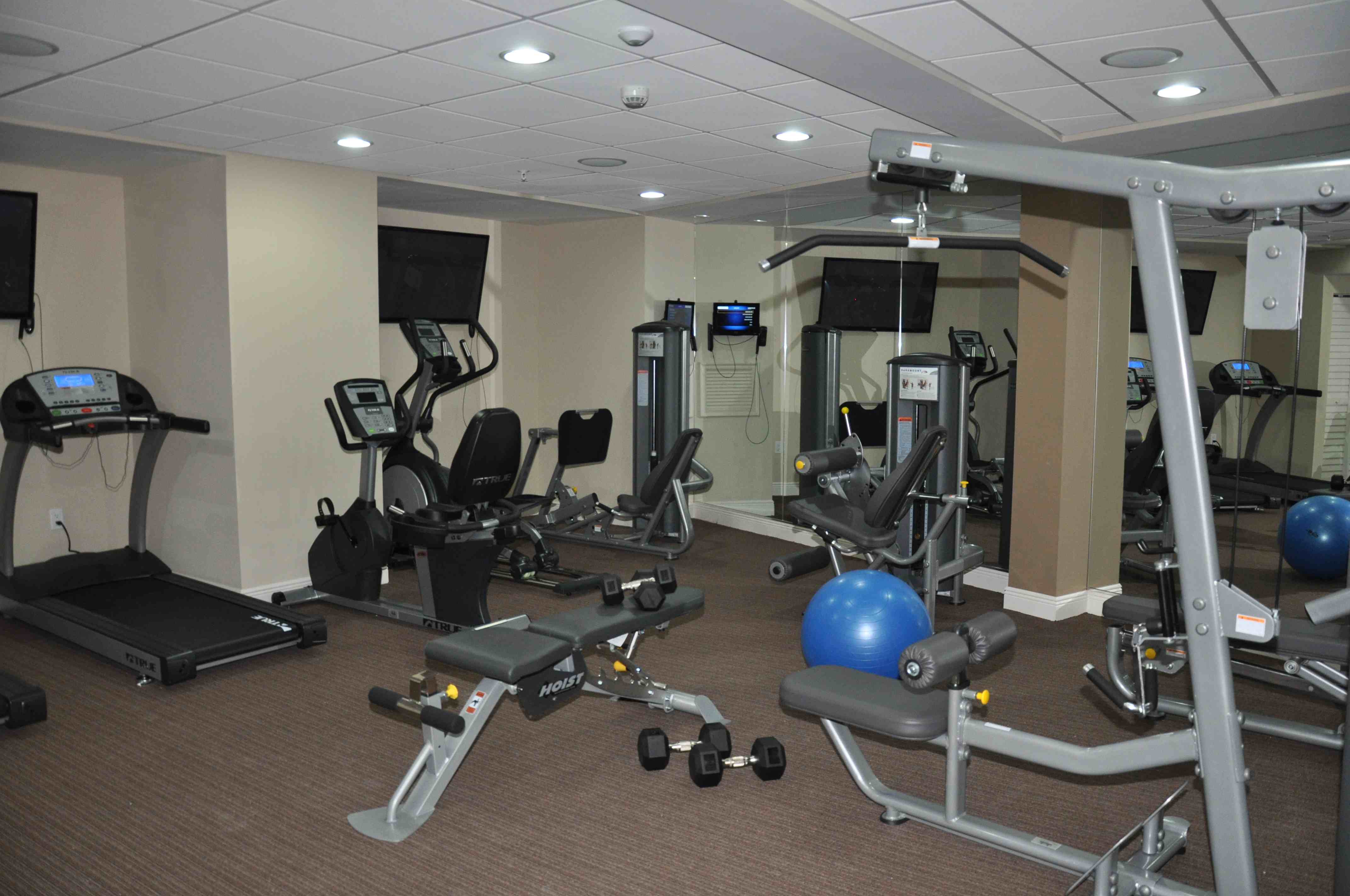 Fully equipped fitness center