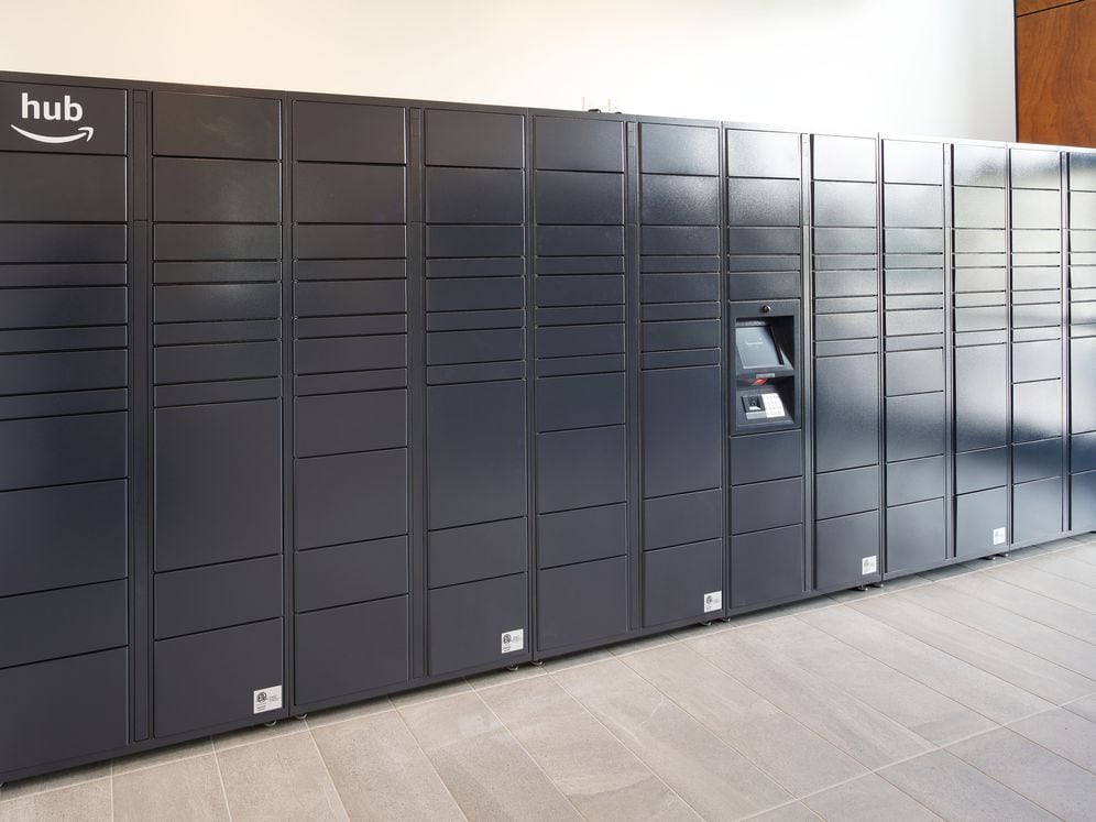 Amazon Hub Package lockers for convenient 24/7 pickup