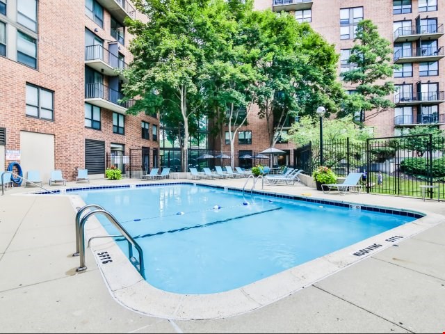 Located in a private courtyard