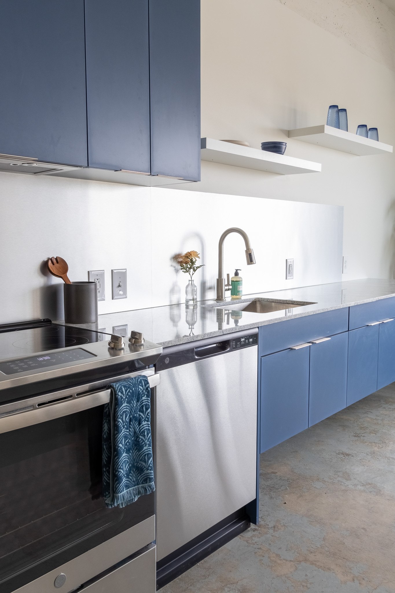 Kitchen with custom cabinetry
