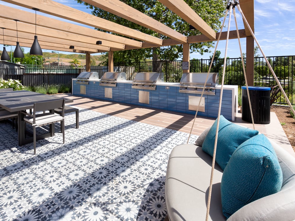 BBQ grill area