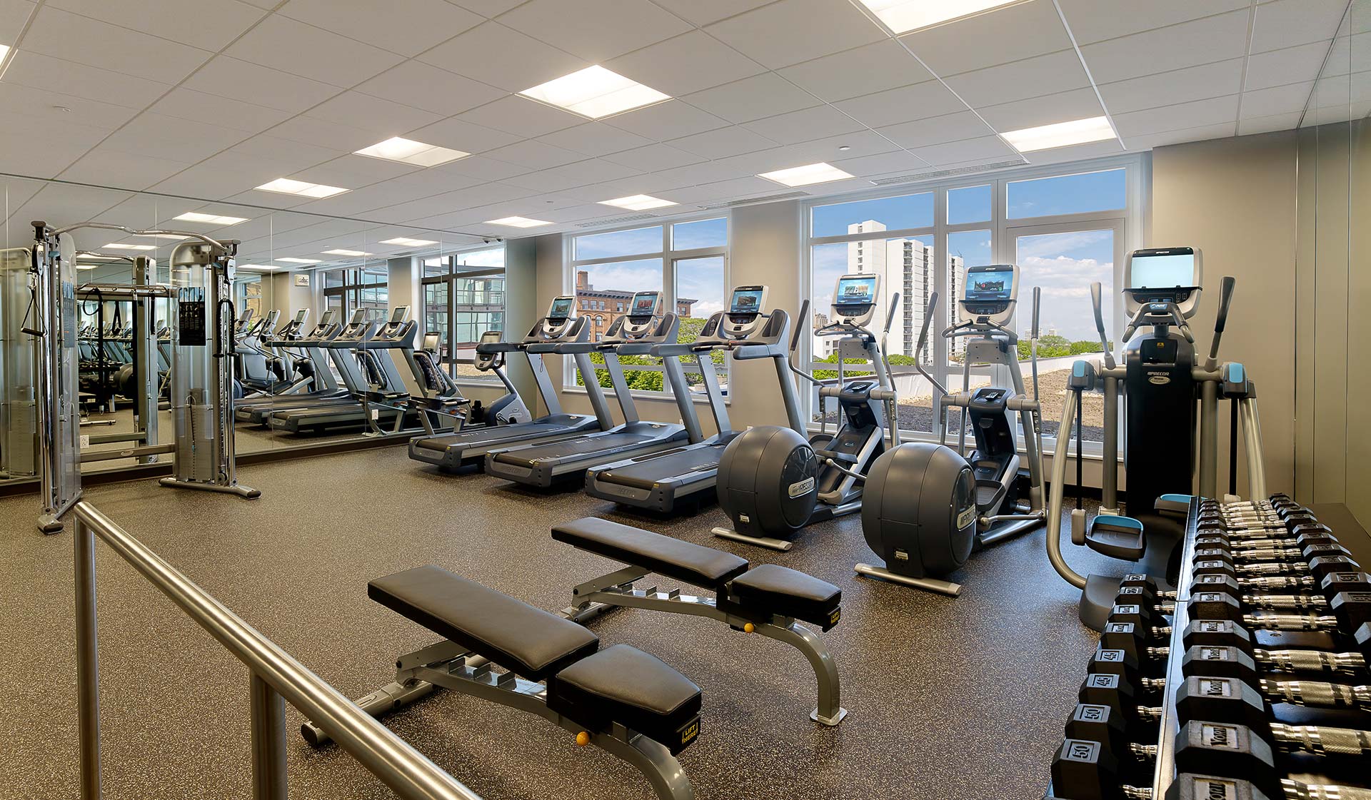 24-hour fitness center