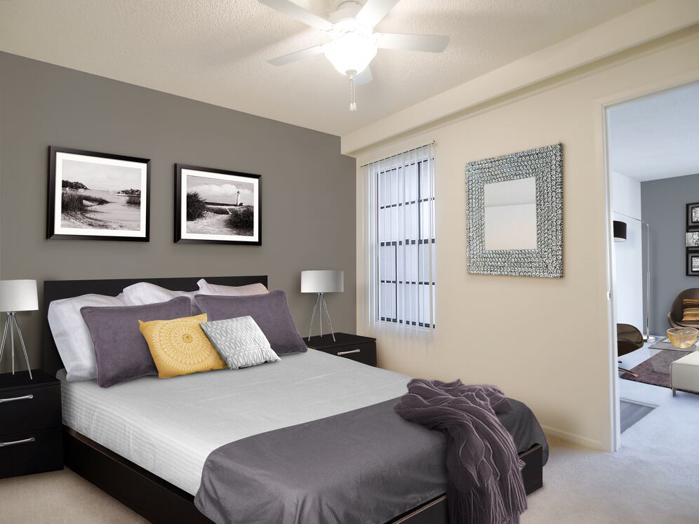 Classic Package I bedroom with carpet (select homes)