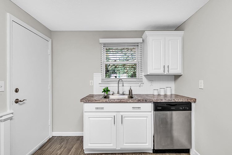 The Adler floor plan includes a dishwasher for your convenience.