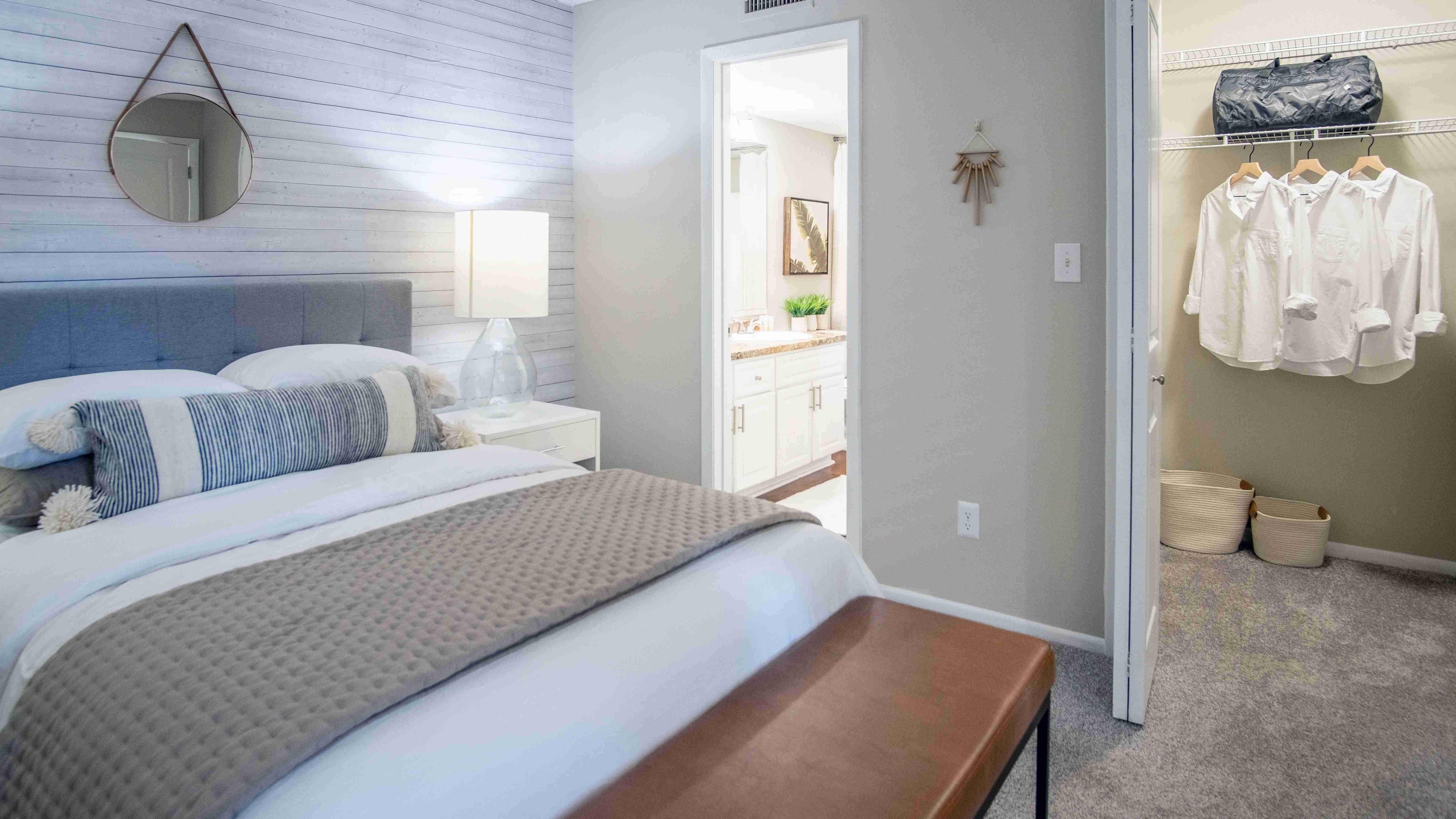 Luxuriate in our master suites, complete with lavish private baths and expansive walk-in closets.