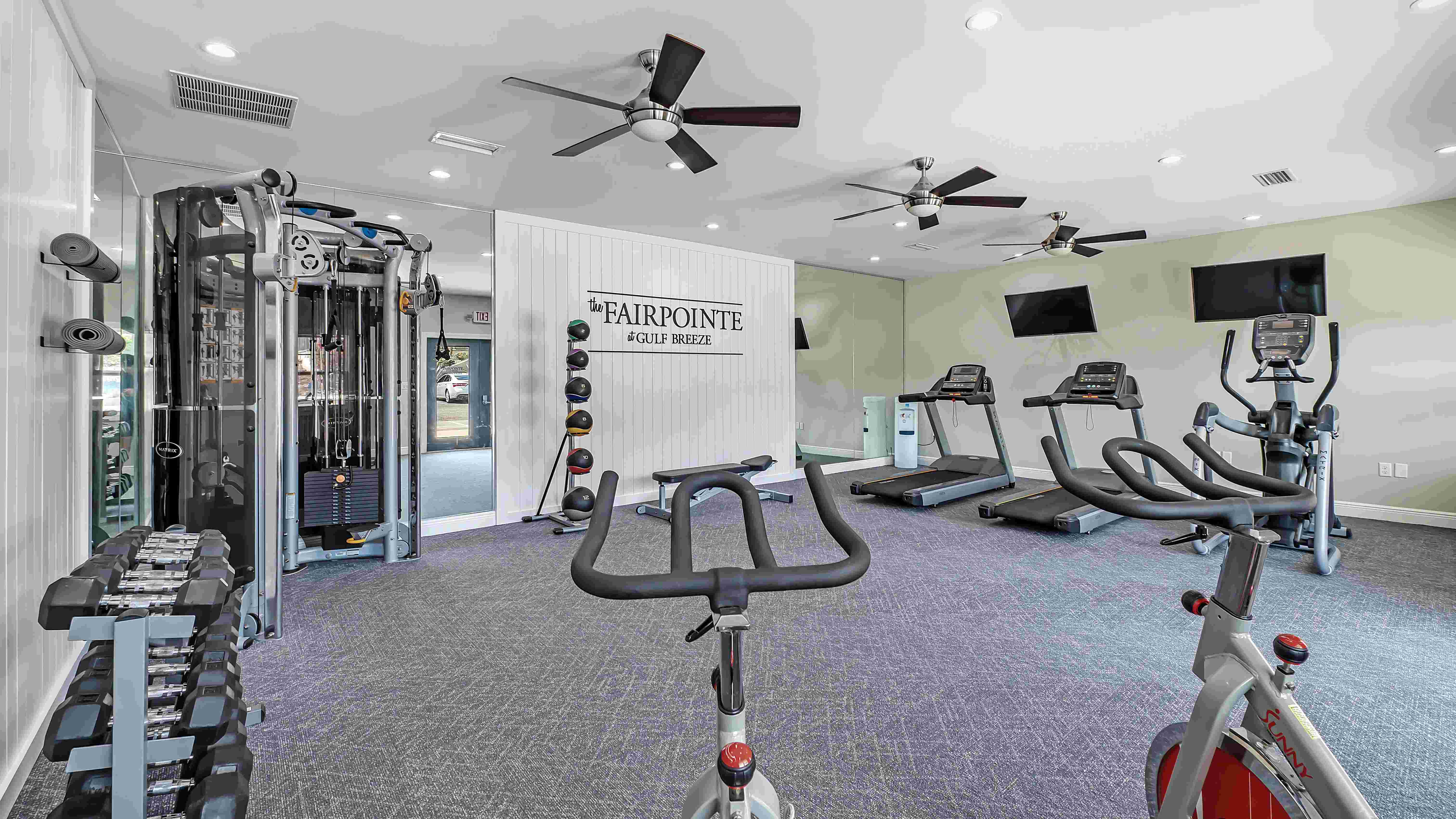 Check out our stellar fitness center equipped with state-of-the-art equipment!