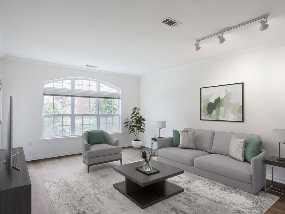 Classic Package living room with hard surface flooring