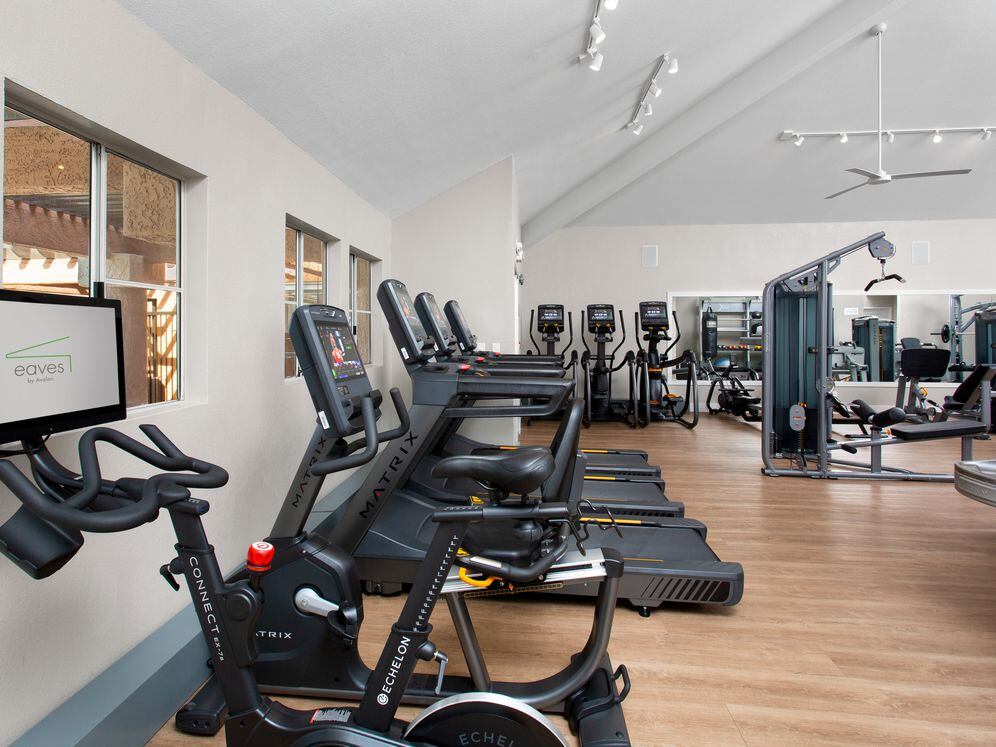 State-of-the-art fitness center with cardio equipment