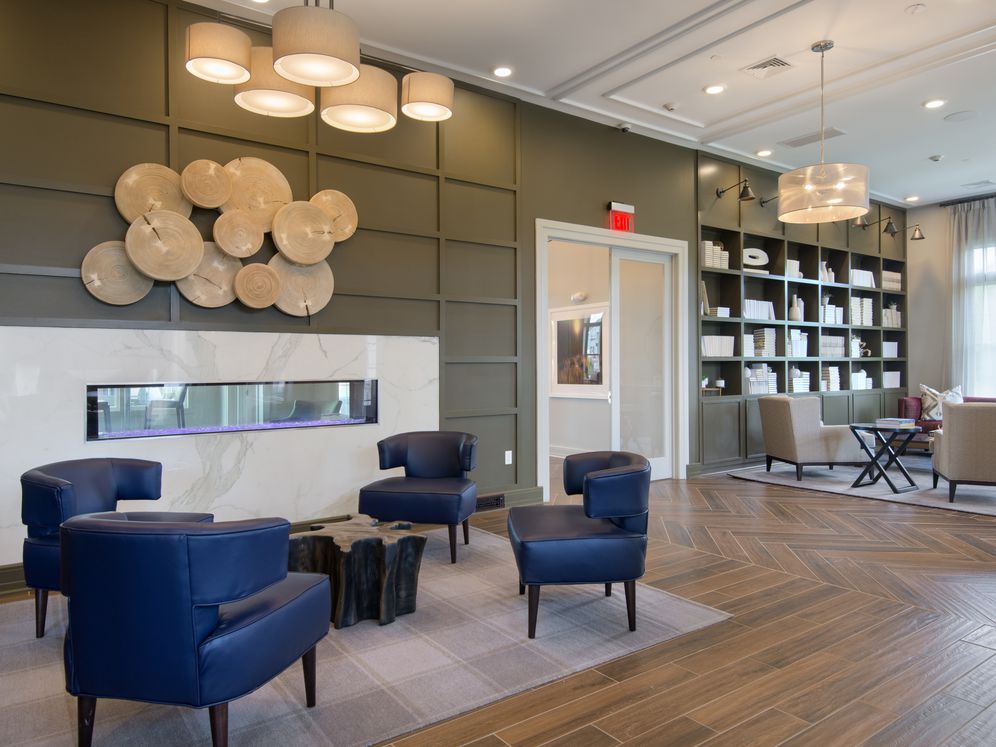 Lobby and leasing office entrance