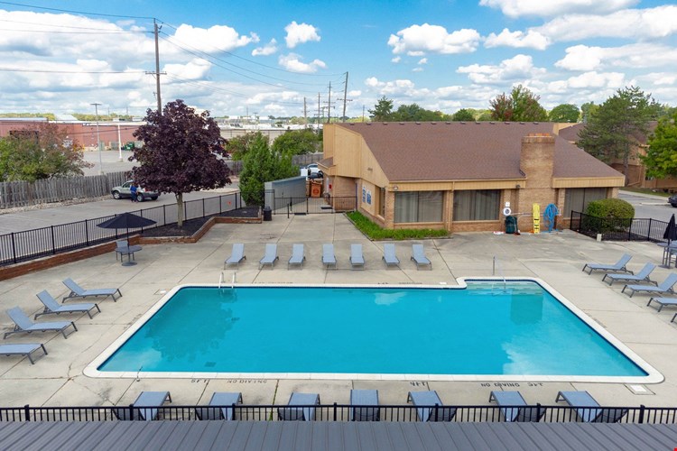Sparkling Swimming Pool and Sun Deck at Franklin River