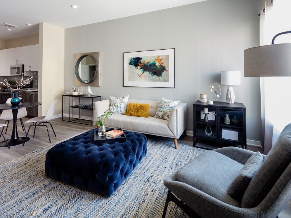 Russell Building Brand New Kitchen-Living