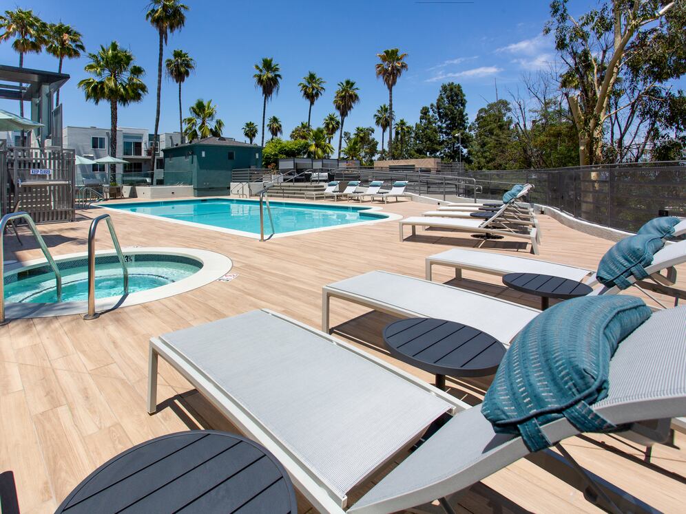 Spa and swimming pool