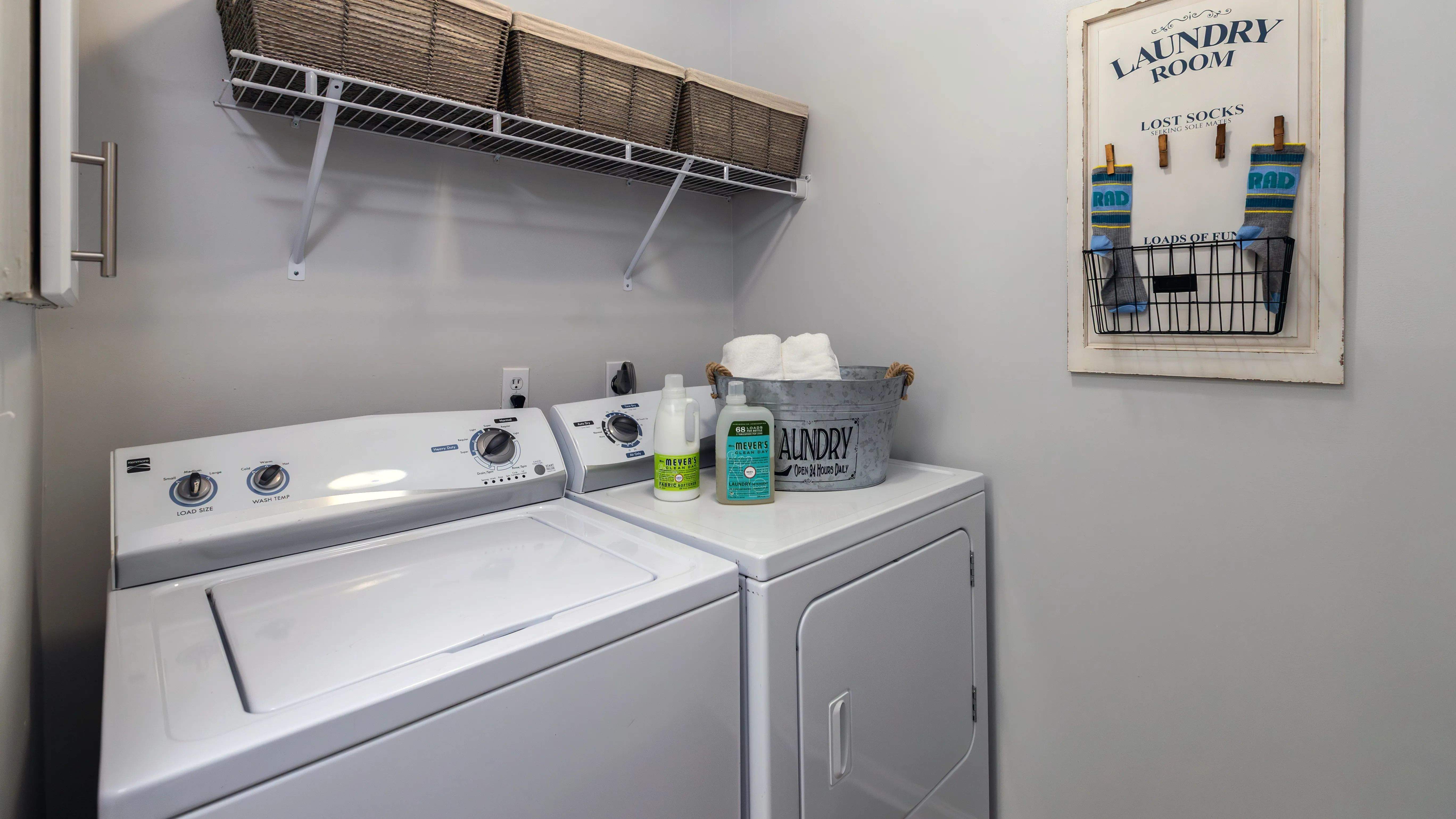 Enjoy the convenience of in-home laundry with every apartment home.