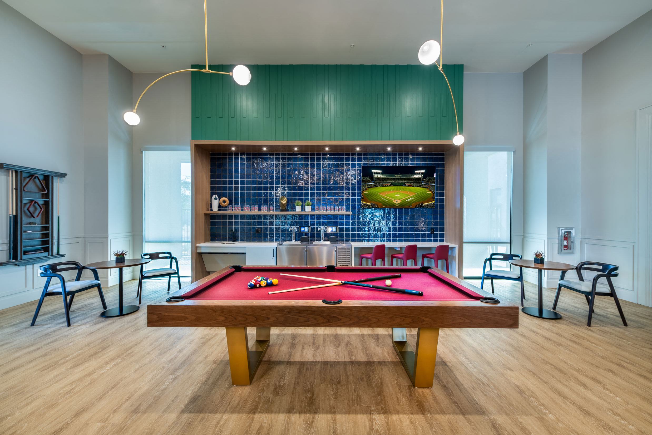 Game Room with Billiards
